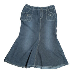 Lipsy - Black Denim Stretch -Women's Dress Size 18 Preowned Well Cared For Maxi